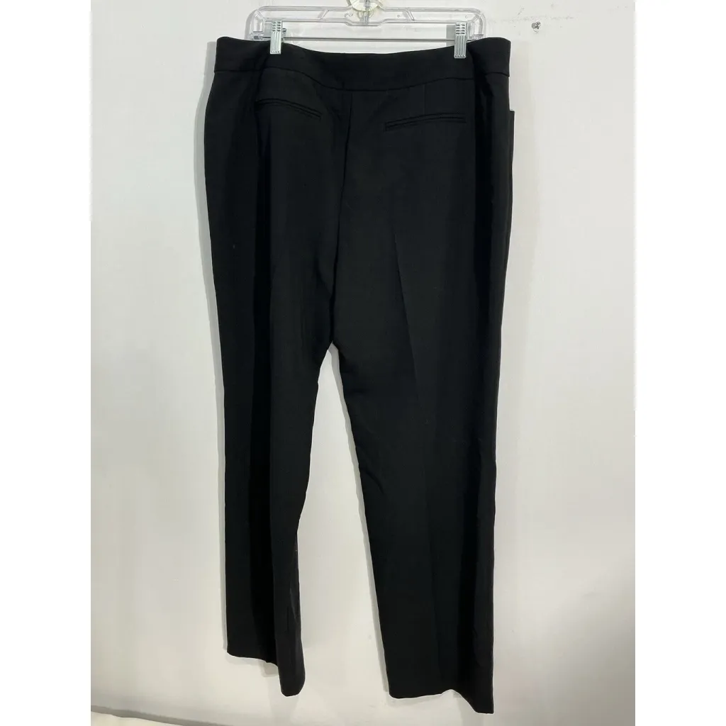 Womans Worthington Modern Fit 18 S Black Straight Leg Trousers - Image 2