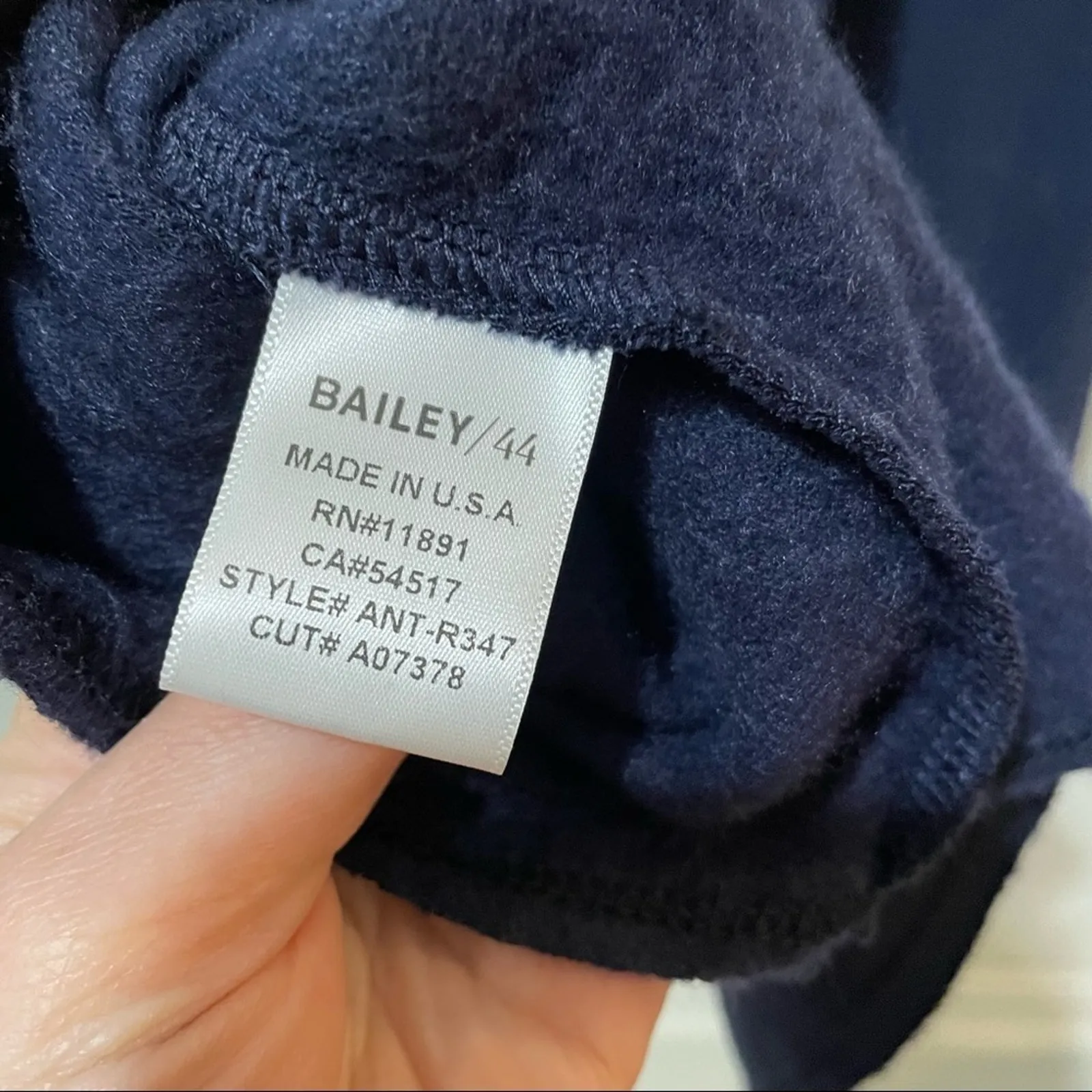 Bailey 44 Anthropologie Blue Off Shoulder Sweater Dress Womens XS Mini Bodycon - Image 6