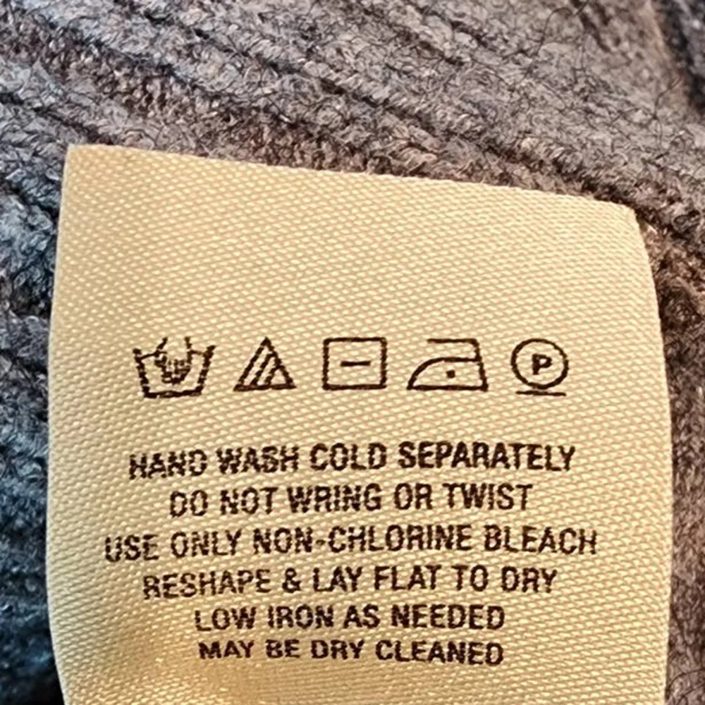 Anthropologie Moth Fireside Grey Ribbed Turtleneck Sweater Small - Image 7