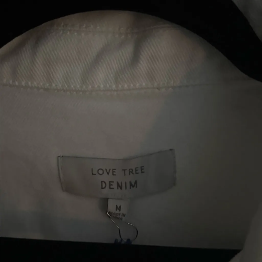 Love Tree White Jean Jacket - Image 3