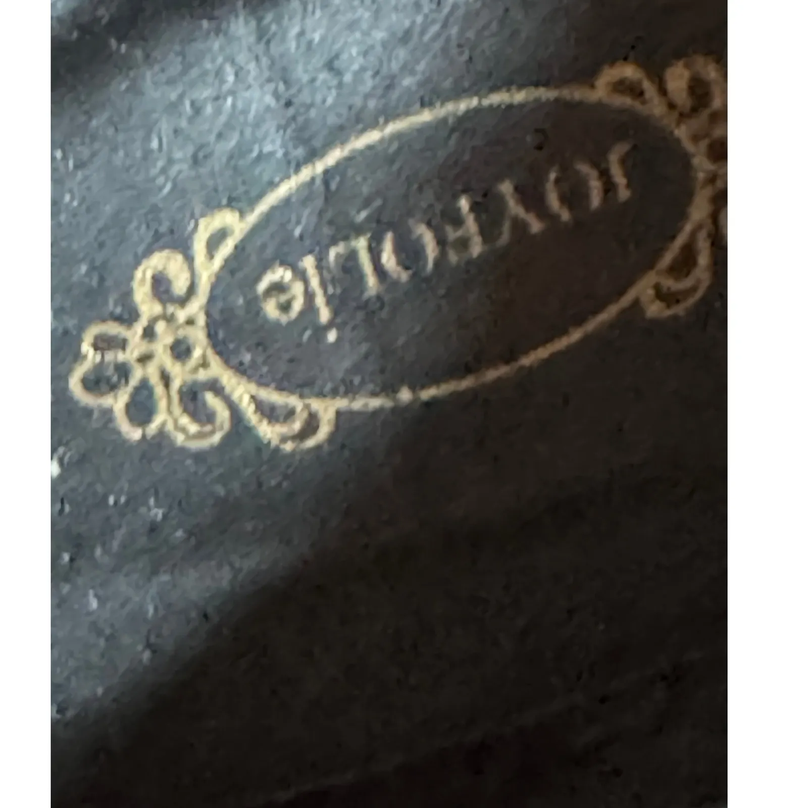 JoyFolie Cheyne Black Suede Knee High Boots Tassel Detail Lace Up 10 Boho - Image 8