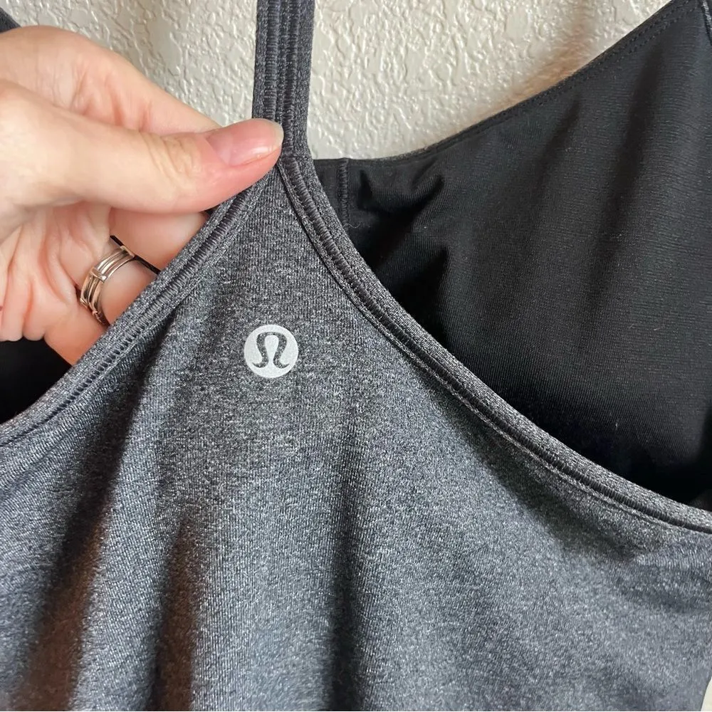 Lululemon  Power Pose Tank *Light Support For A/B Cup
Heathered Black - Image 7