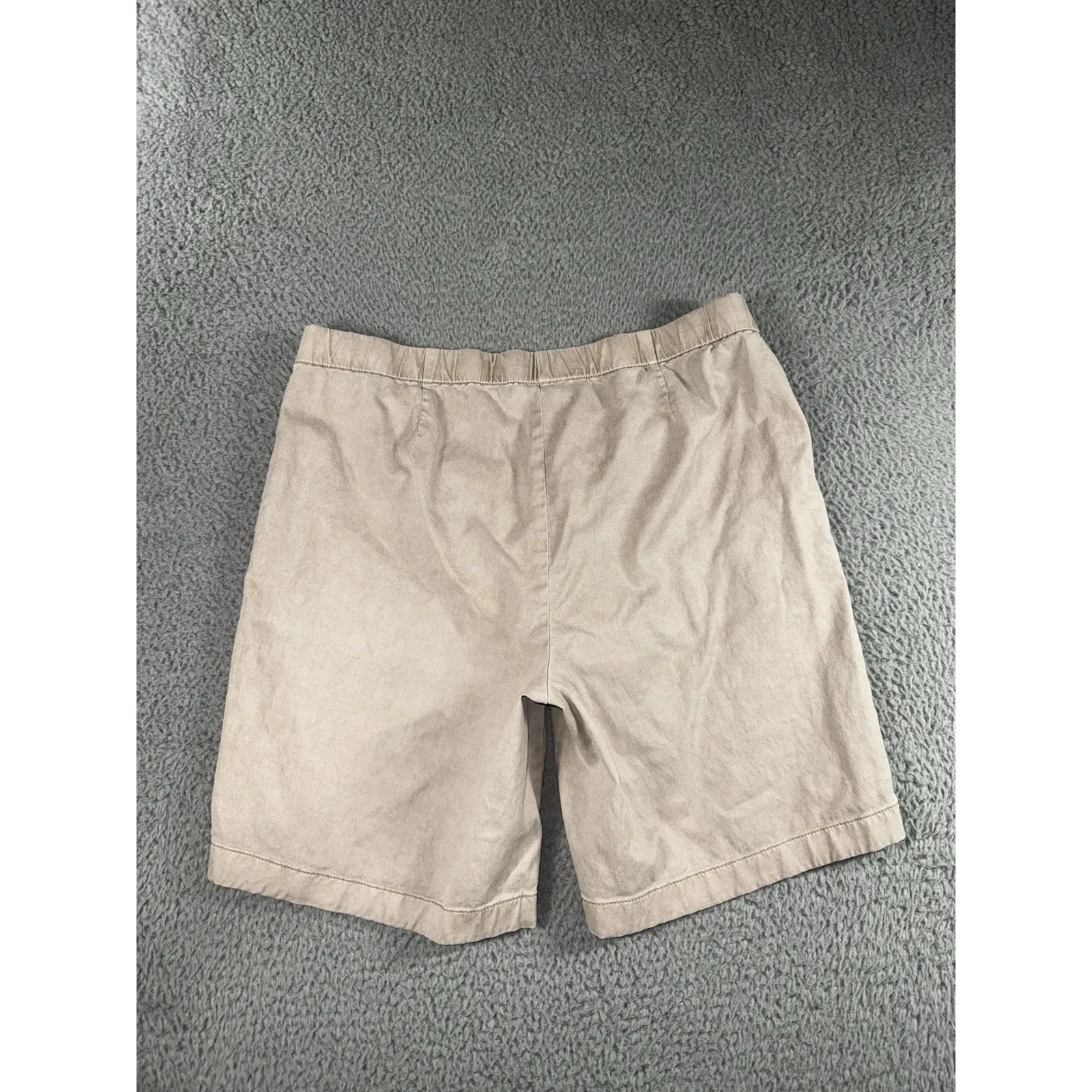 J‎ Jill Shorts Women 14 Bermuda Flat Front Tencel Lyocel Cotton Brown - Image 2