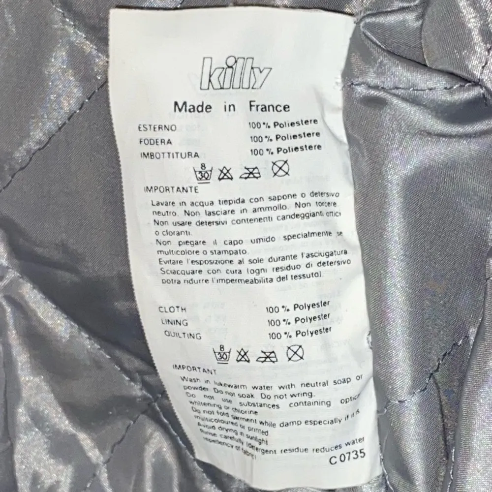 Vintage 90s Y2K Killy Blue Zip Front Hooded Belted Outdoor Snowsuit Jumpsuit Size 8 - Image 9