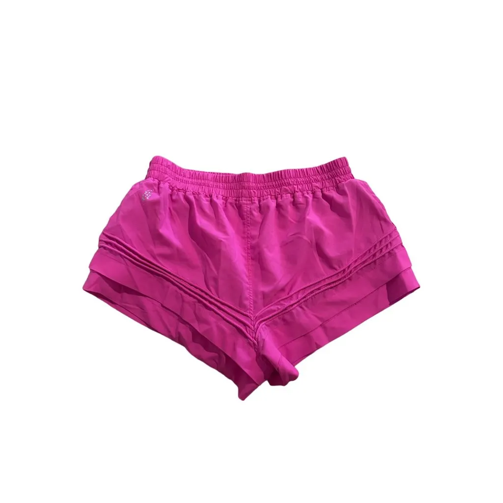 FREE PEOPLE Movement Pink Layered Shorts Size Medium - Image 4
