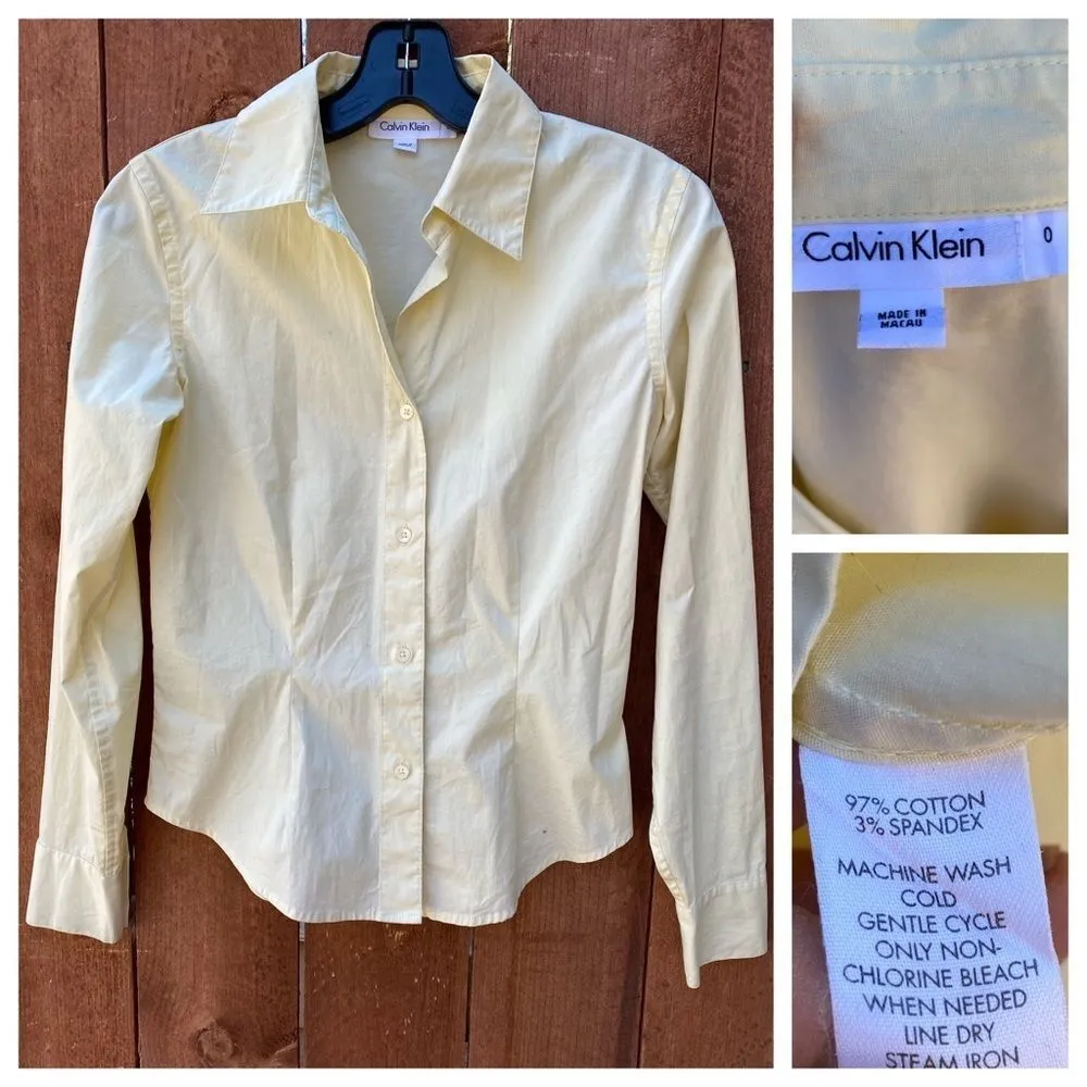 Calvin Klein Fitted Blouse - Image 3