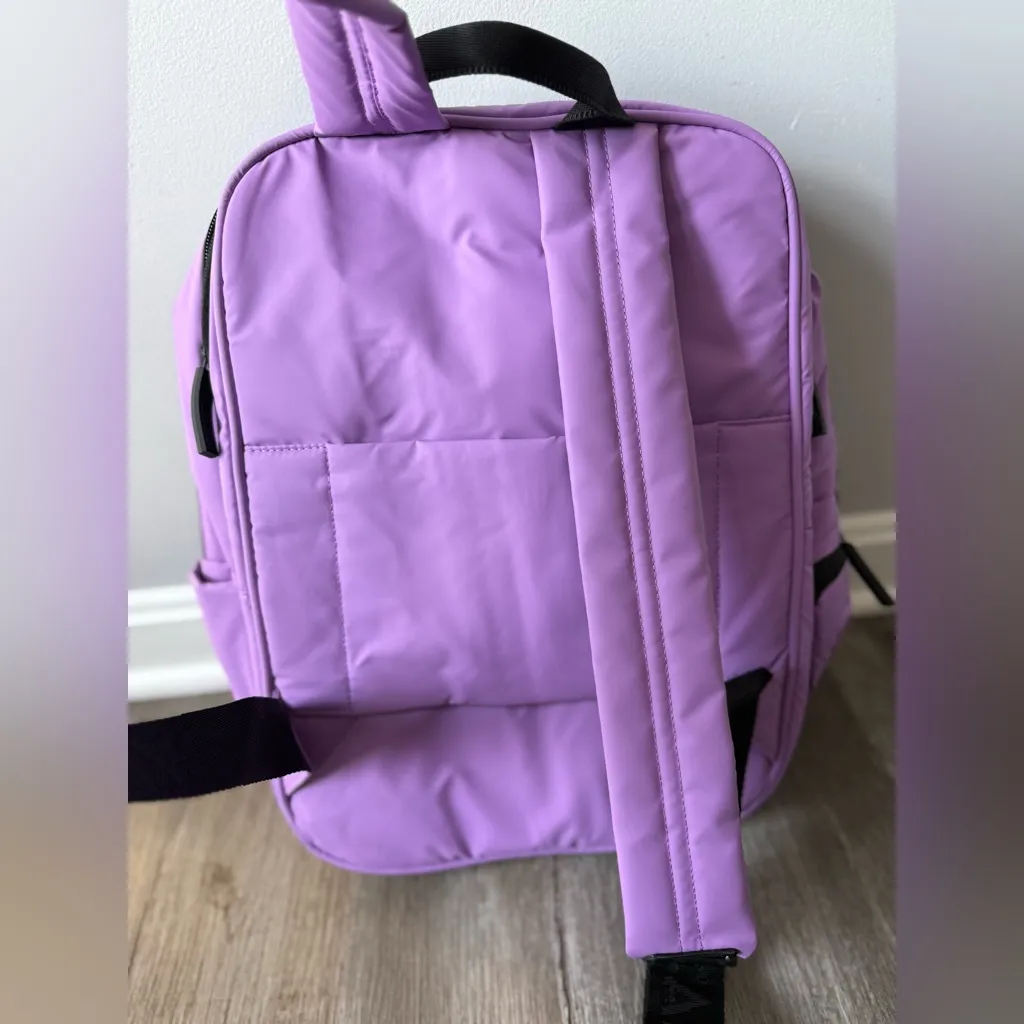 Calpak Backpack Luka 15 in Laptop Backpack Puffer Lilac Lavender Purple Bookbag - Image 13