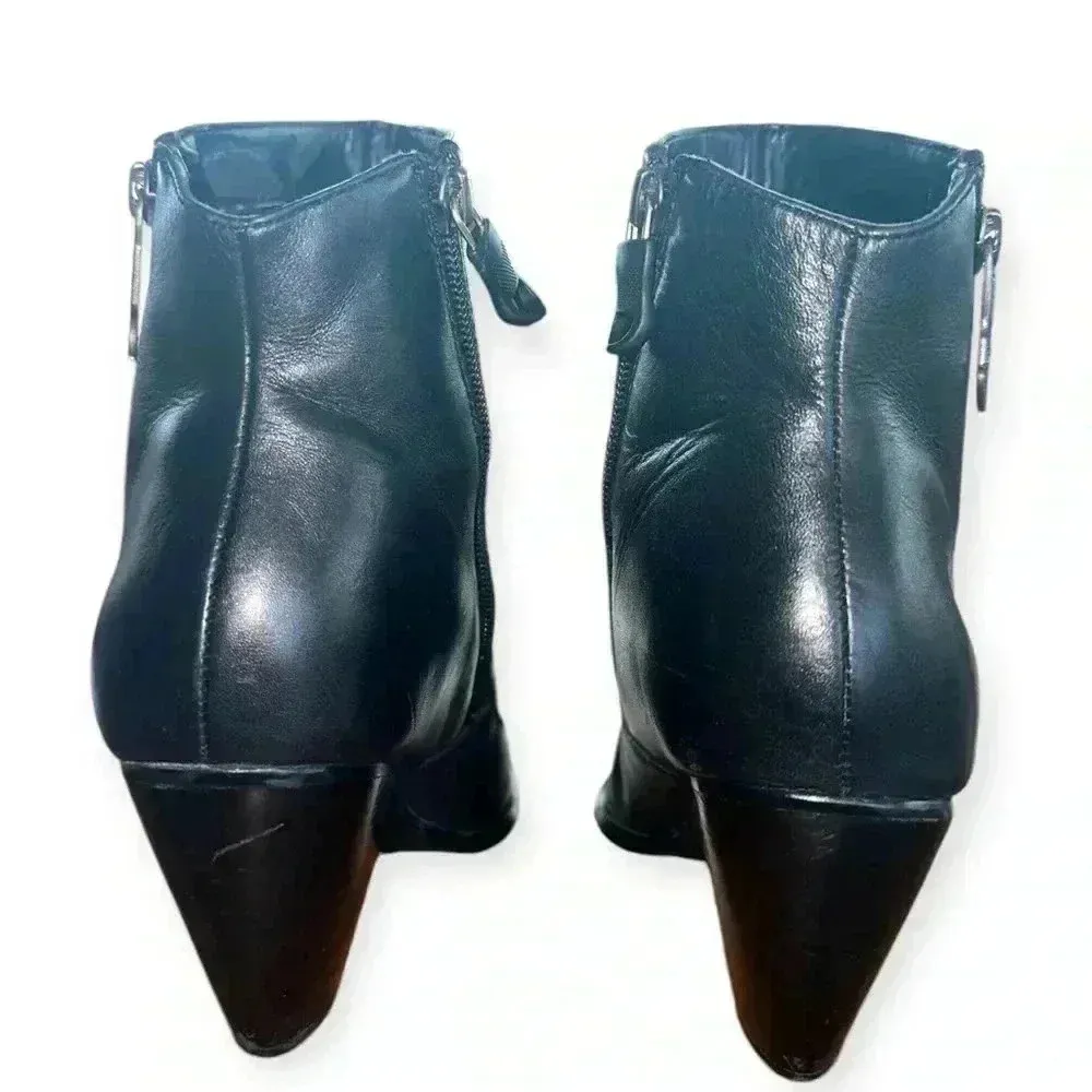 Harley Davidson Boots Ankle Booties Womens 7.5 Black Leather Motorcycle Destinee - Image 3