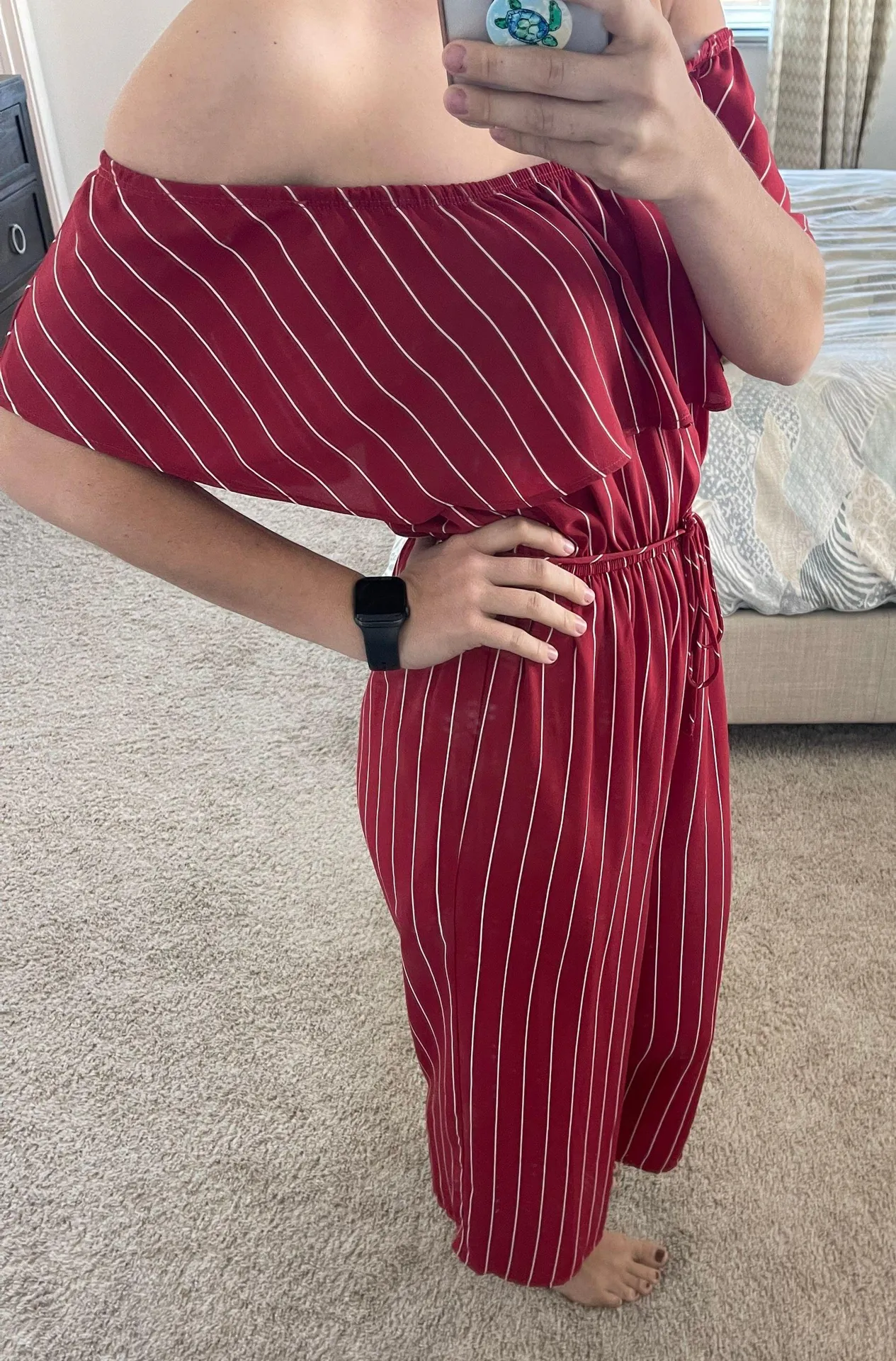 Off Shoulder Jump Suit Size M - Image 3