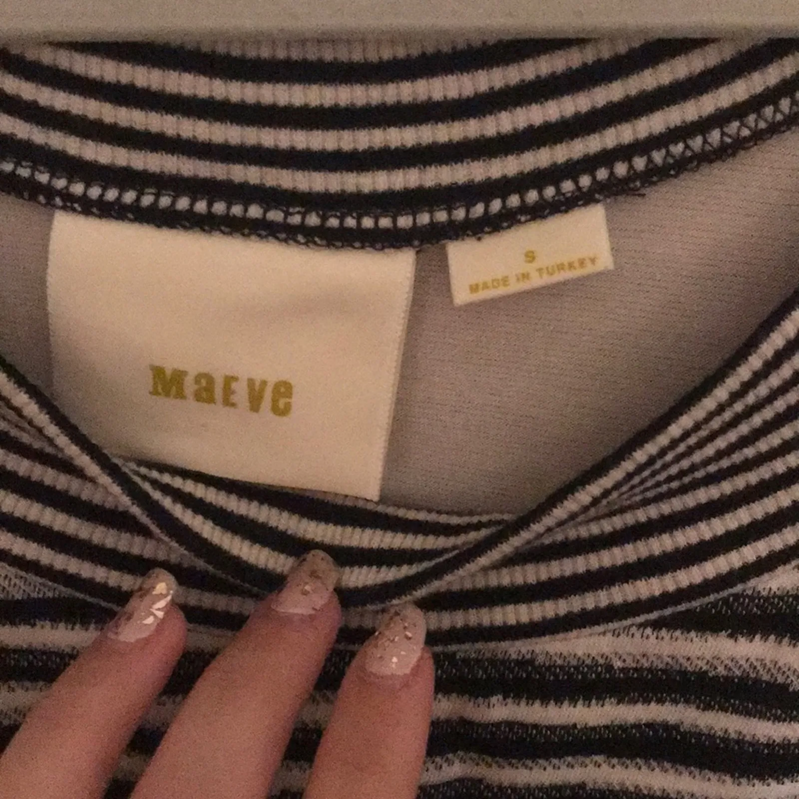 Anthropologie Maeve striped sweater dress small - Image 6