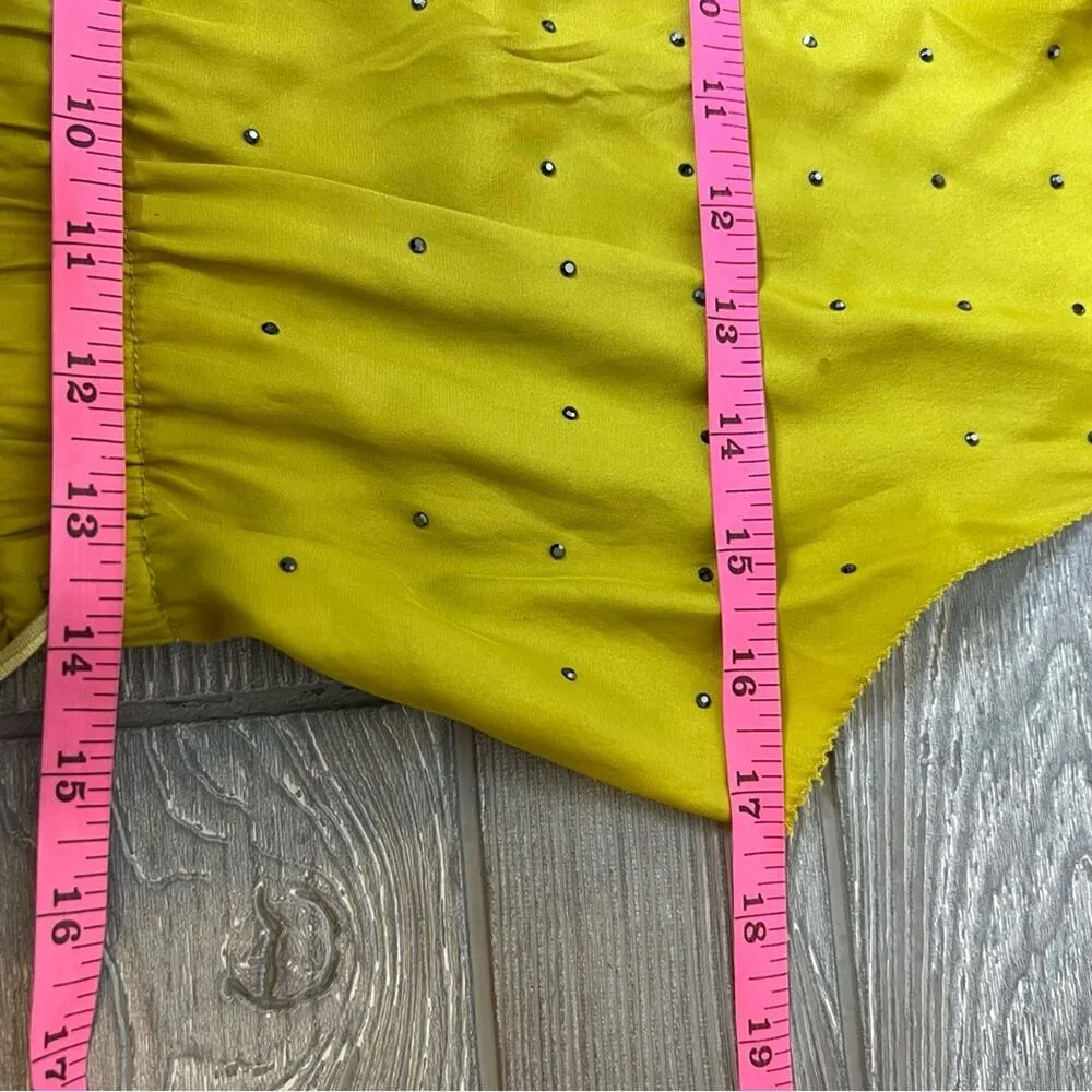 3.1 Phillip lim rhinestone crystal silk dress sz 6 - Image 4