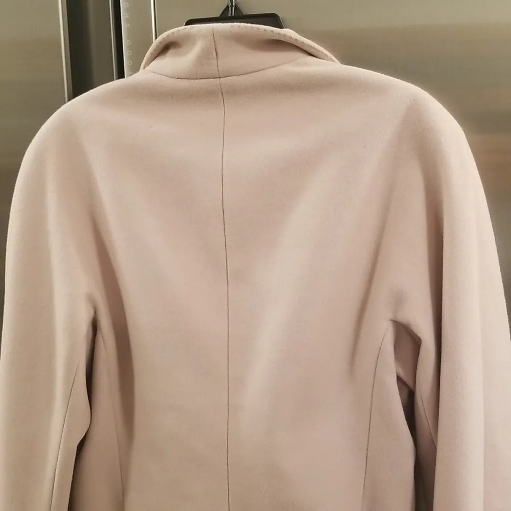 💕STELLA McCARTNEY💕 Wool Cashmere Short Wrap Coat ~ Blush Pink EU 42 - Image 5