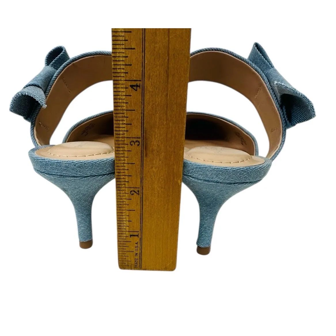 Bandolino Millie Women's Pointed Toe Heel Pump Color Light Blue 450 Size 9M NWB - Image 5