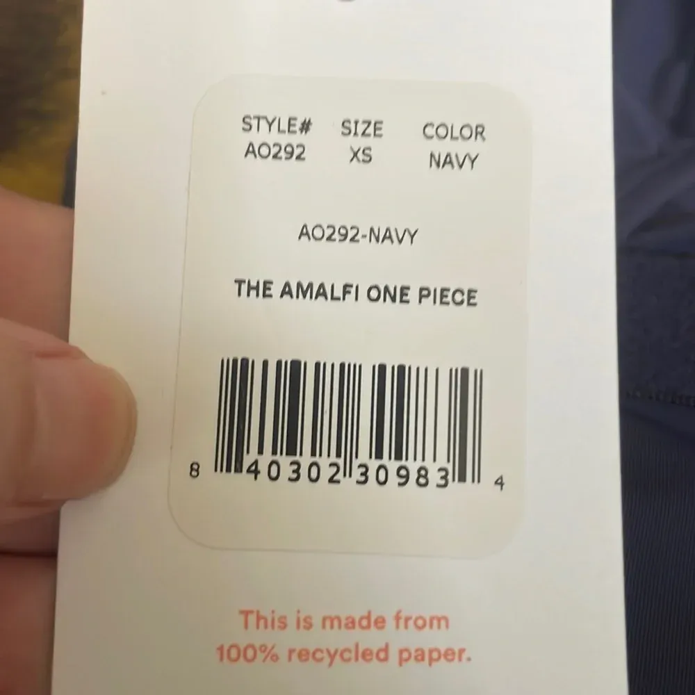 Andie The Amalfi‎ One Piece Swimsuit Navy size XS NWT - Image 5