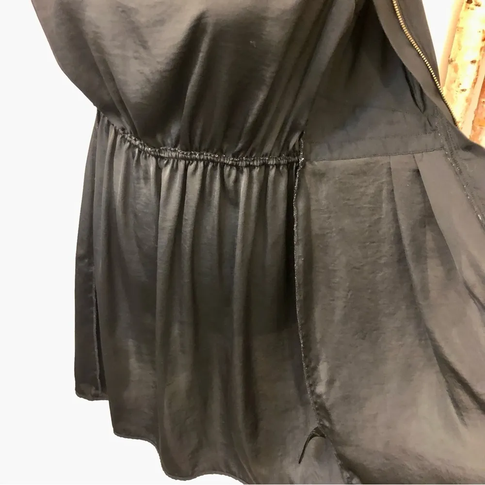 H&M Front Zip Black Dress - Image 10