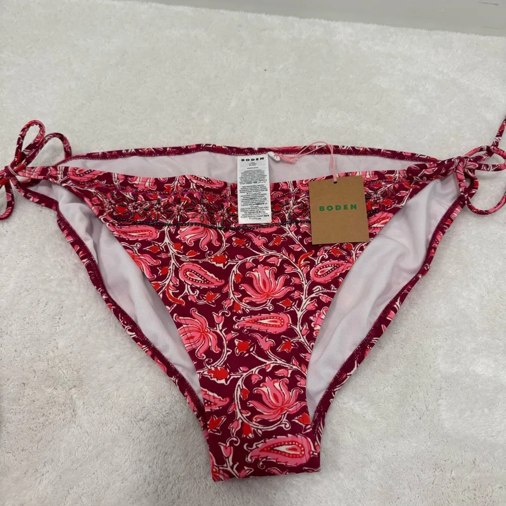Boden Bead Embellished Bikini Top set size 14 bik 16 Pink - Image 12