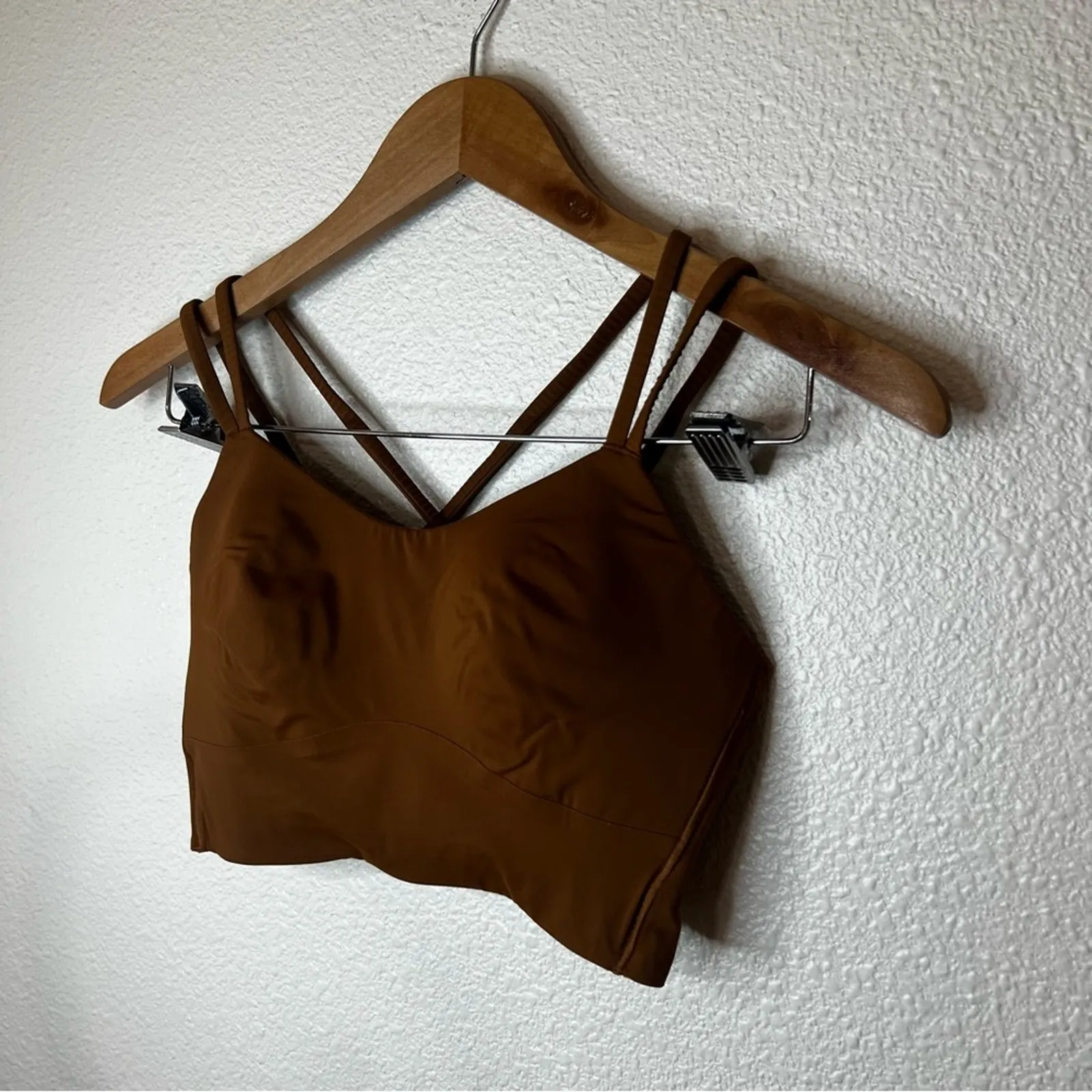 Lululemon Like a Cloud Longline Bra *Light Support, B/C Cup in bronze brown 4 - Image 3