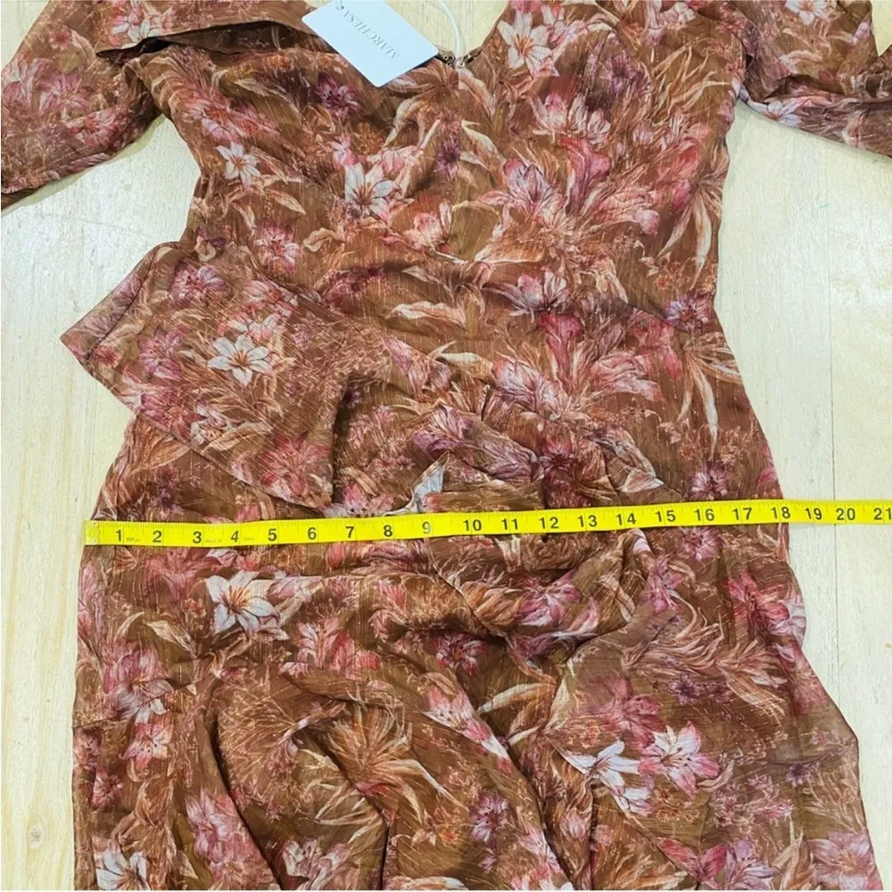 Marchesa Notte cocktail dress NWT Red Size 2 - Image 13