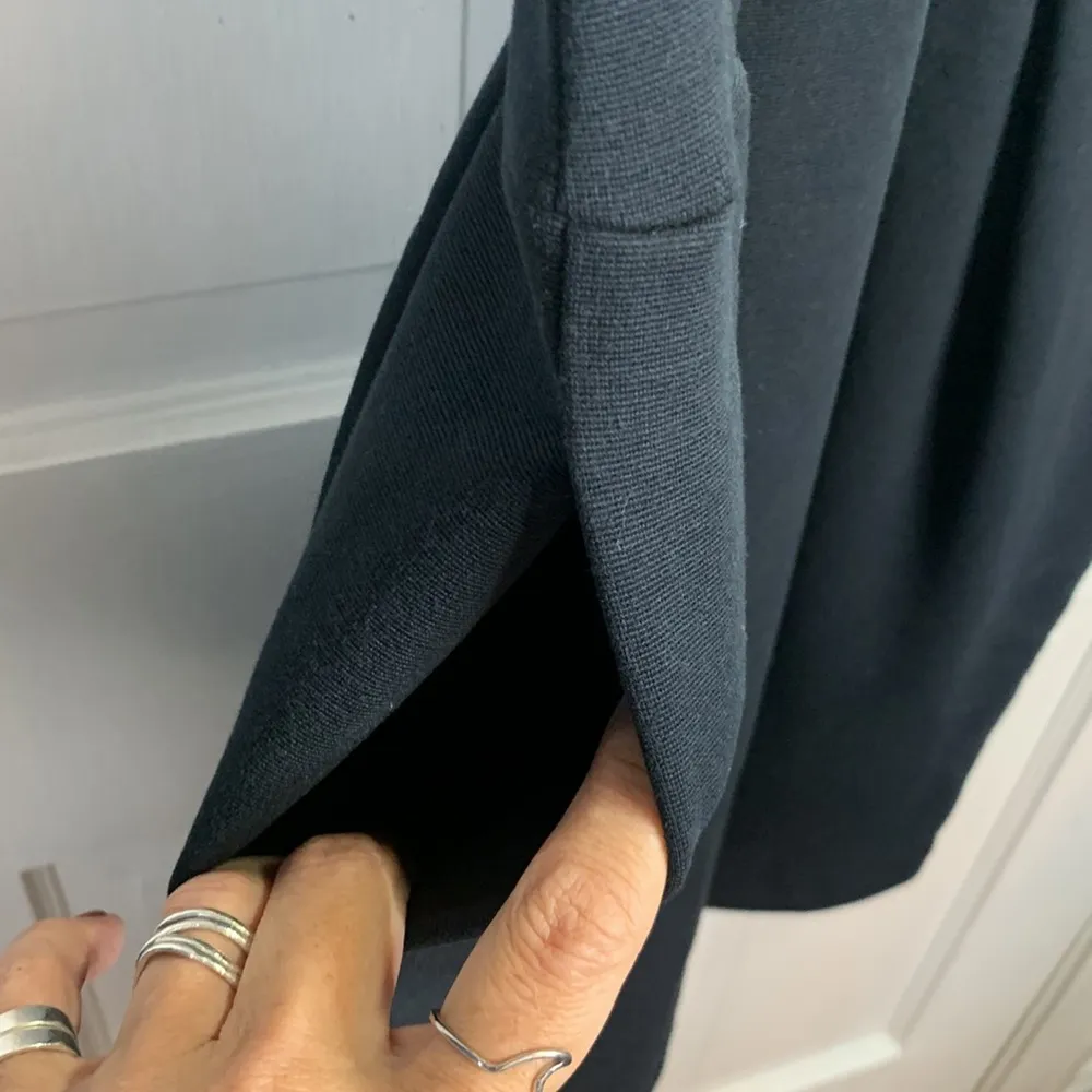 Lida Baday Chartreuse Black Color block Ponte Knit Bodycon Dress W - Image 5