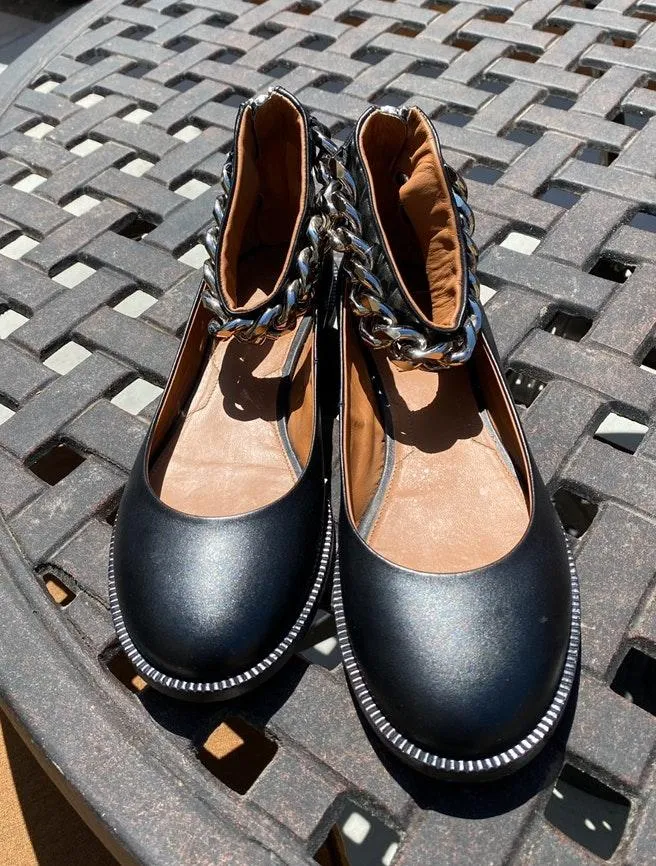 Ankle Chain Ballerina Flats - Image 2