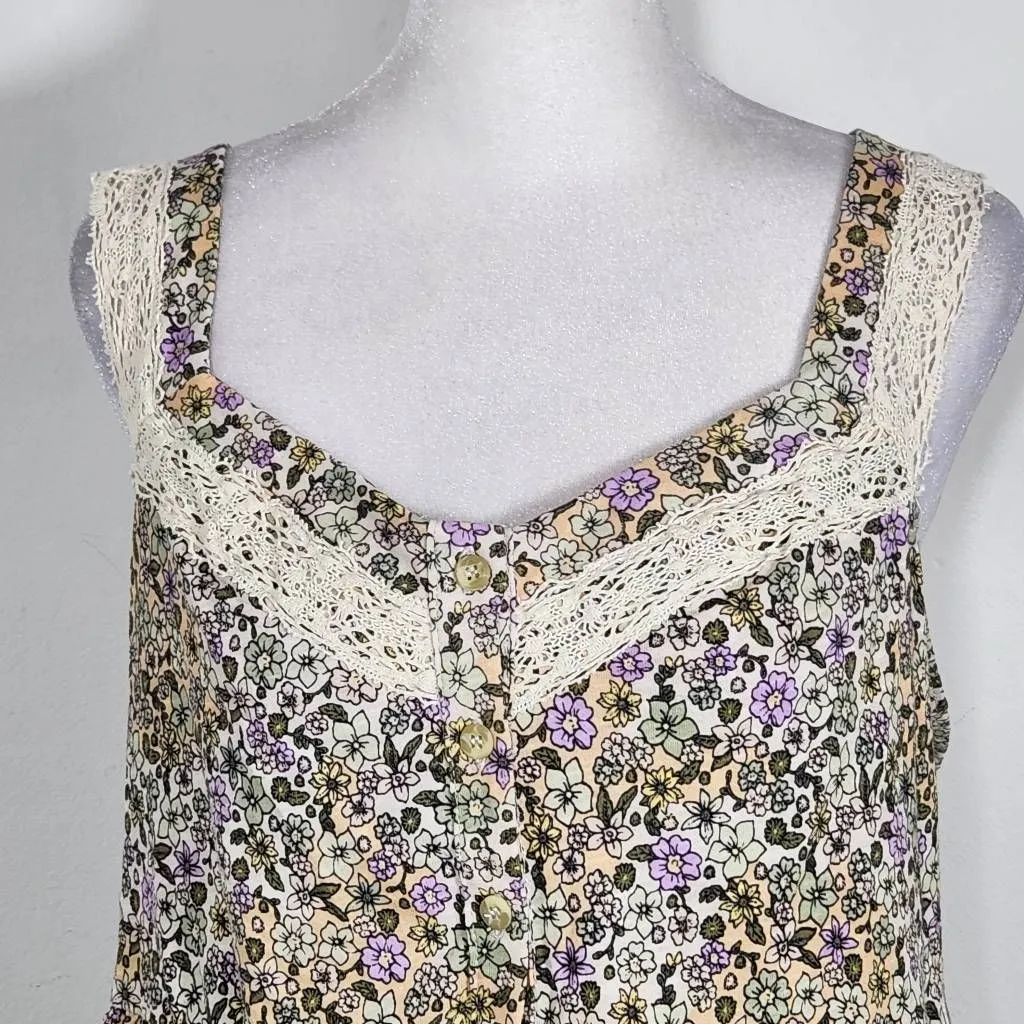 Daisy & Delilah Floral Boho Button - Image 2