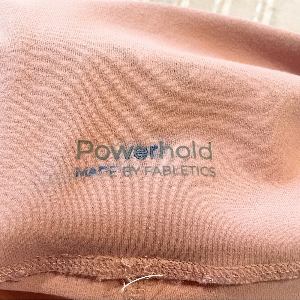 Fabletics Pink Powerhold High Rise Activewear Workout Leggings - Image 7