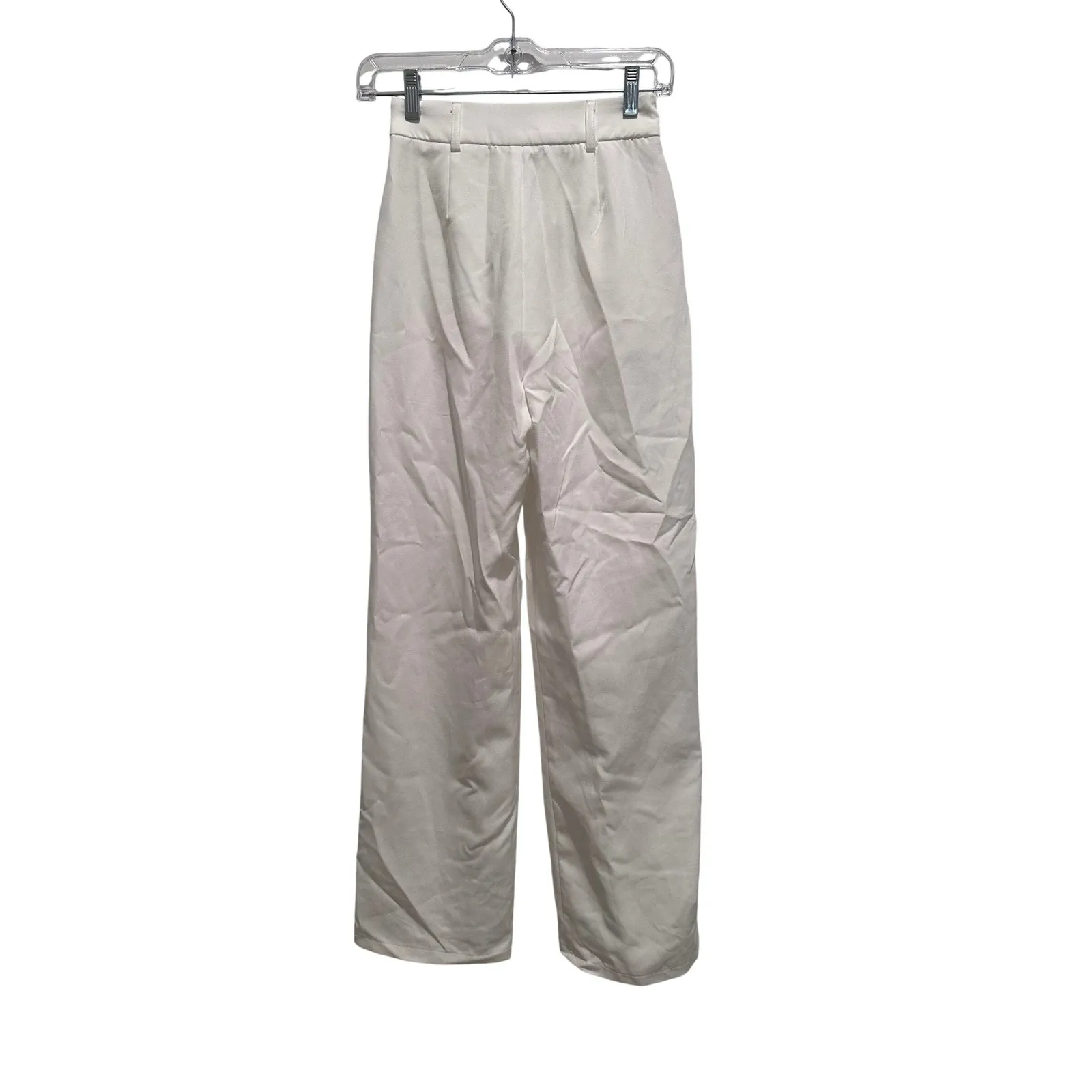 Princess Polly High Waisted Archer Pants Trousers White Size 0 - Image 3