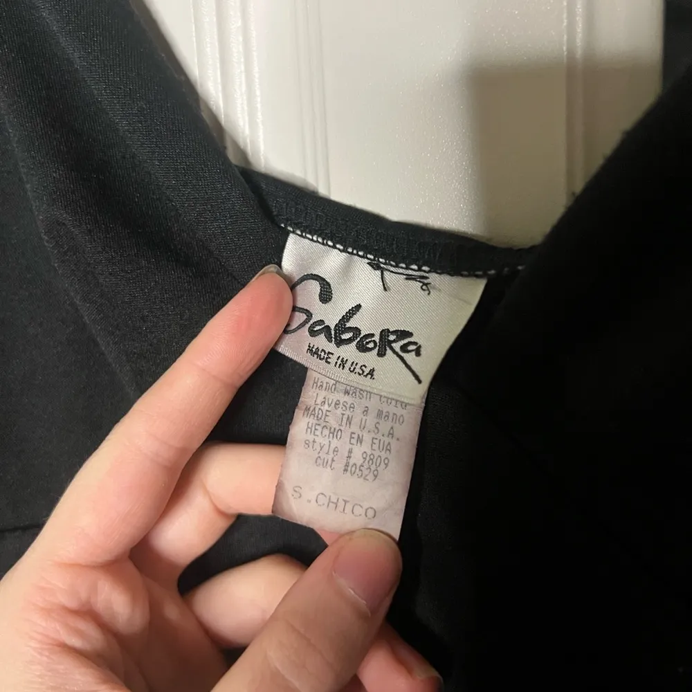 Vintage 90’s Black Sheer Slip Dress - Image 6