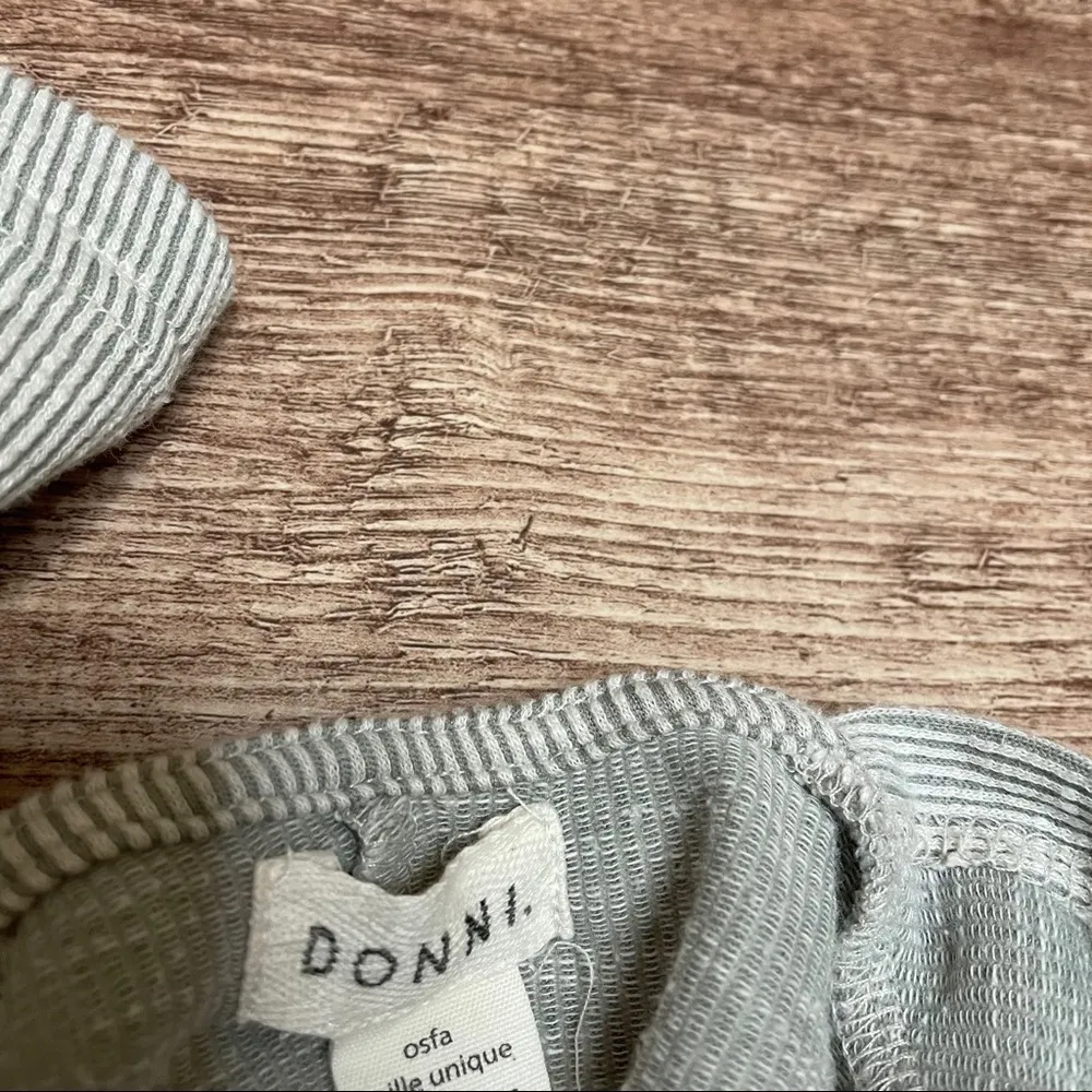 Donnie Ribbed Sandwash Sweater Coat Cardigan Size L - Image 6