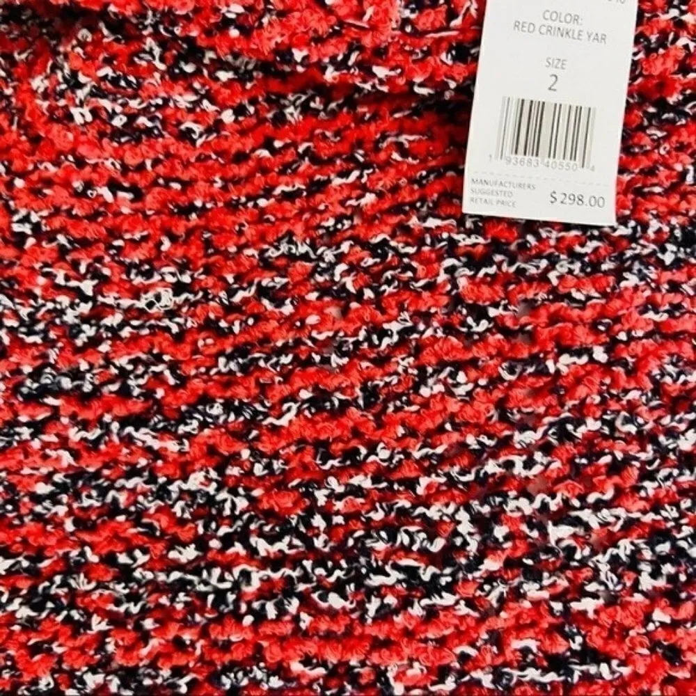 Current/Elliott‎ The Moonshine Sweater, Red/Black, Size: (2), Small, NWT - Image 8