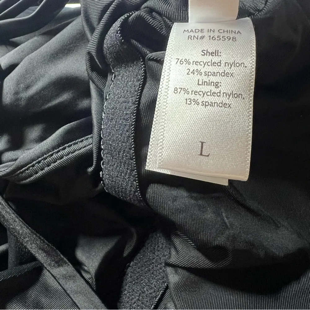 NWT Andie Swim The Asbury One Piece Swimsuit Flat Black Size Large L $115 NEW - Image 13