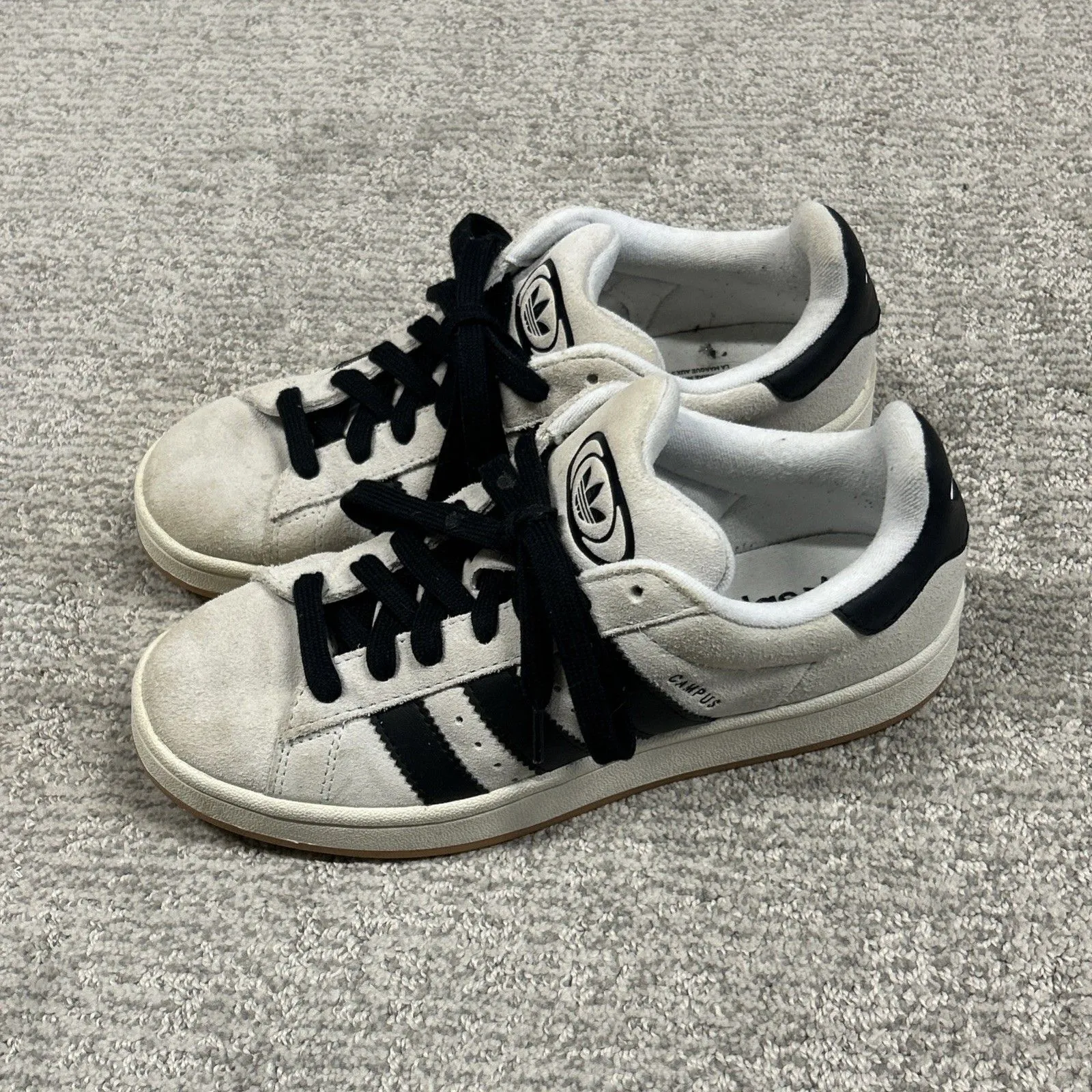 Adidas Shoes Womens 9 Originals Campus 00S Low Top Light Gray Suede - Image 6