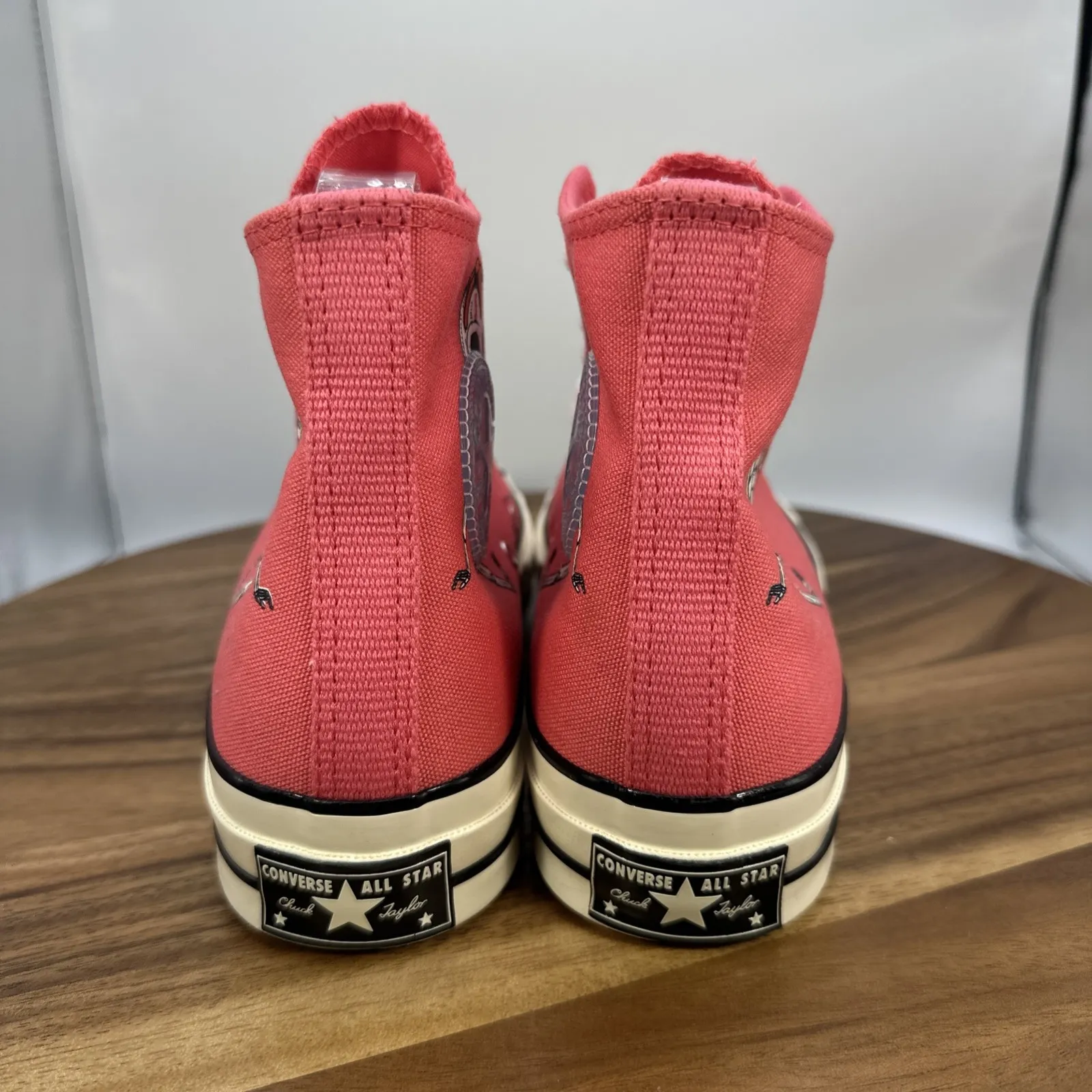 NWOT Converse Chuck 70 High Top Shoes Dia‎ De Los Muertos Pink 173113C Women 9.5 - Image 2