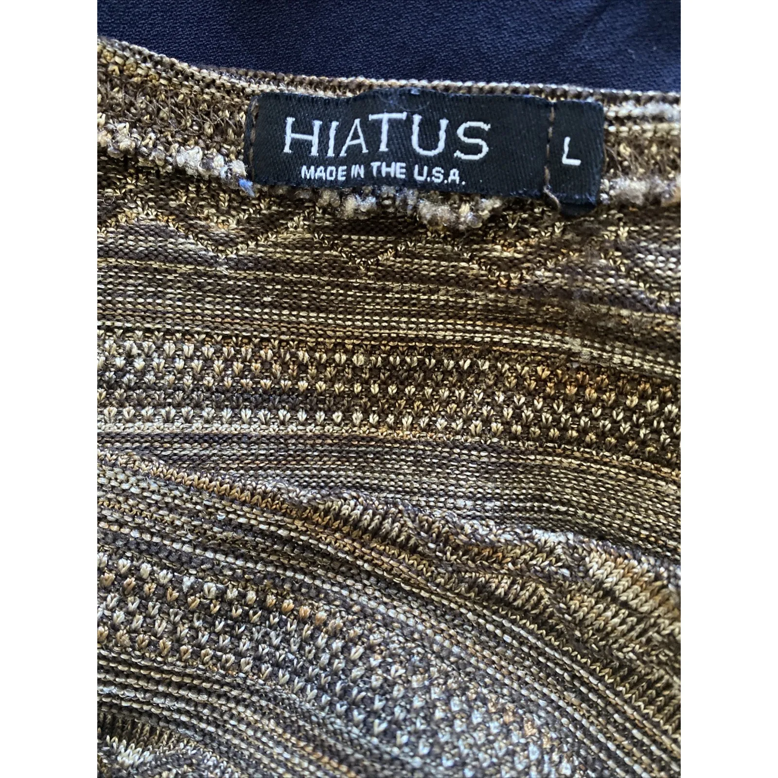 Y2K Hiatus Womens Large Brown Tapestry Sleeveless Blouse Top Textured‎ Boho - Image 4