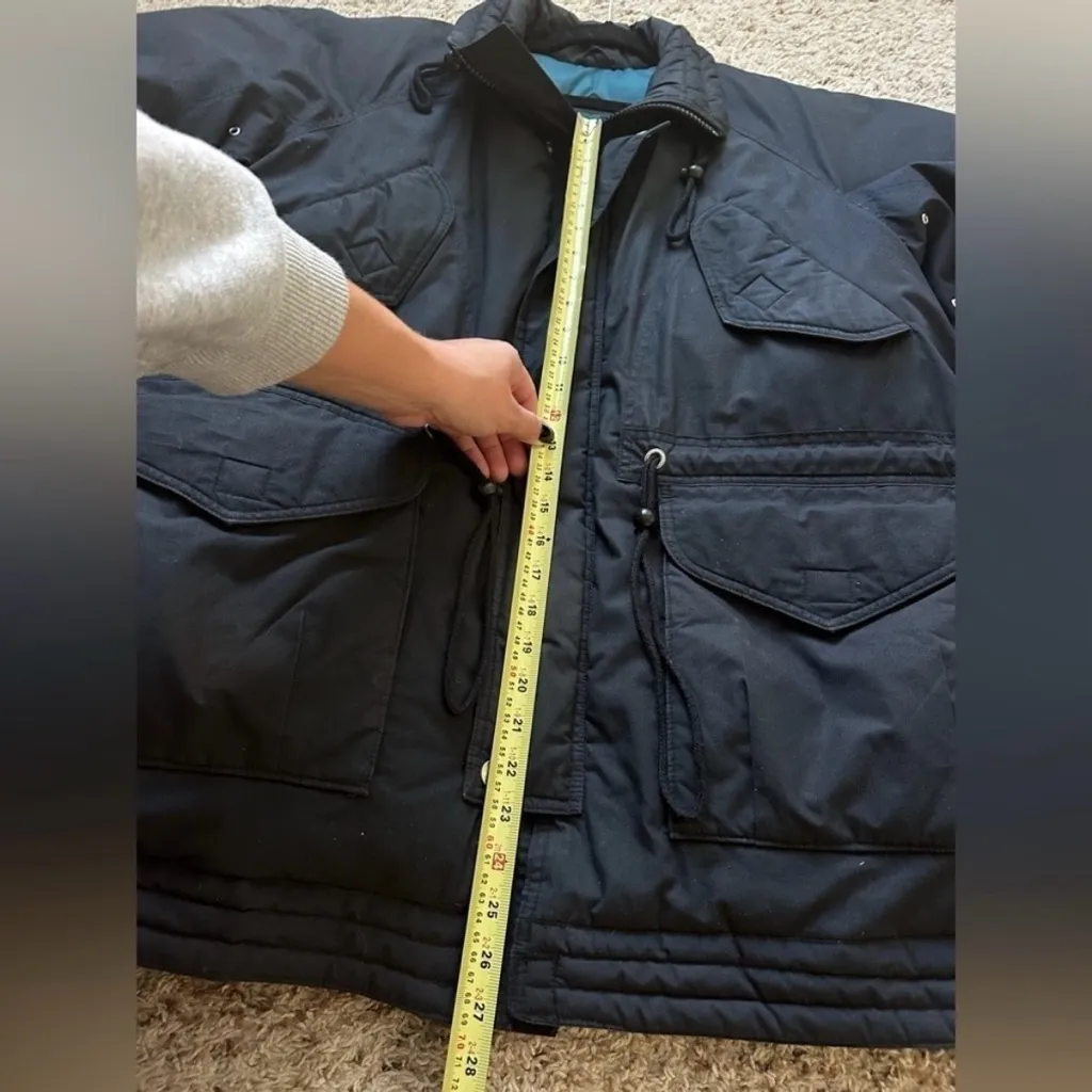 Mens Vintage WEATHER BREAKER Warm 80% Down Filled PARKA Jacket Size Large - Image 7