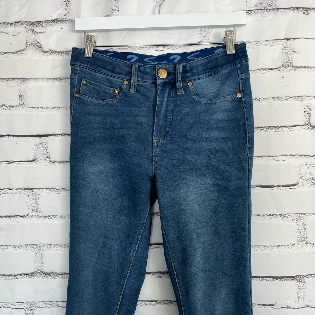 Seven7 Brooks Knit High Rise Denim Legging Jegging Women’s 4 Blue Skinny Jeans - Image 5