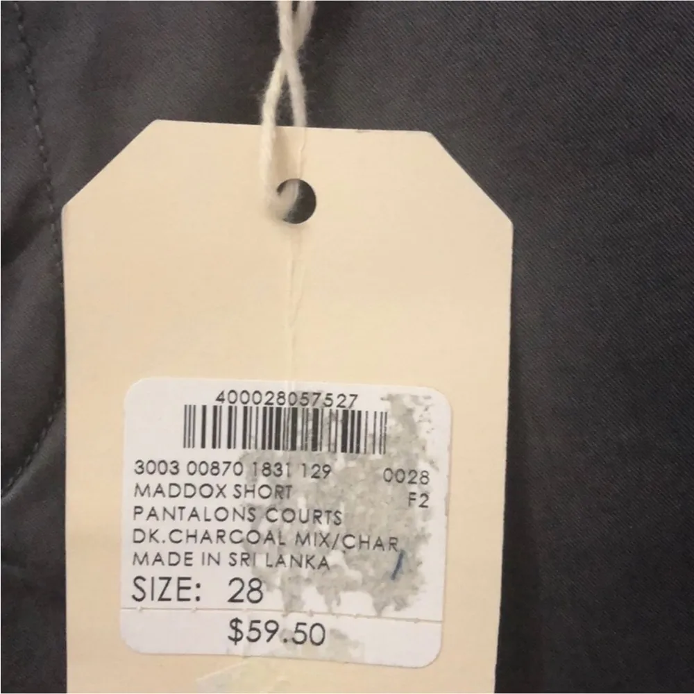 Club Monaco Maddox Shorts in Charcoal Grey - Image 4