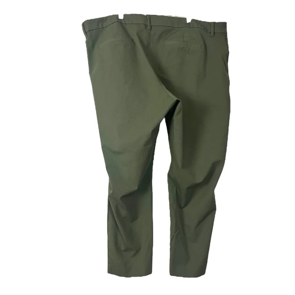 Old Navy Pants High Rise Pixie Ankle Olive Army Green Women’s Plus Size 26 - Image 3