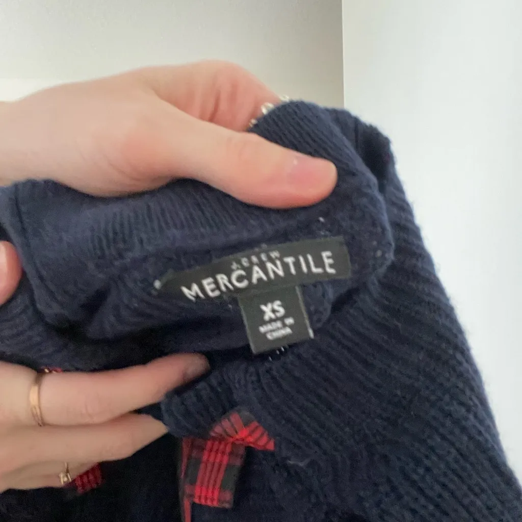 J.Crew Navy Blue Knit Bow Tie Sweater - Image 13