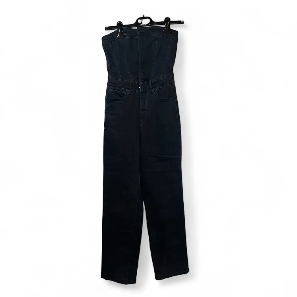 Good American Tube Denim Jumpsuit Size Medium Strapless  NWT Sold out online - Image 5