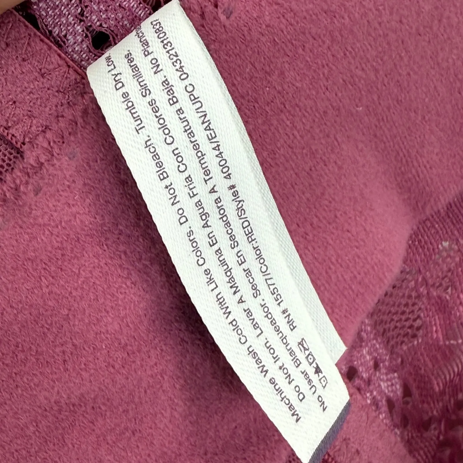 Adored By Adore Me Purple Floral Lace‎ Balconette Bra 36D Lingerie Size undefined - Image 5