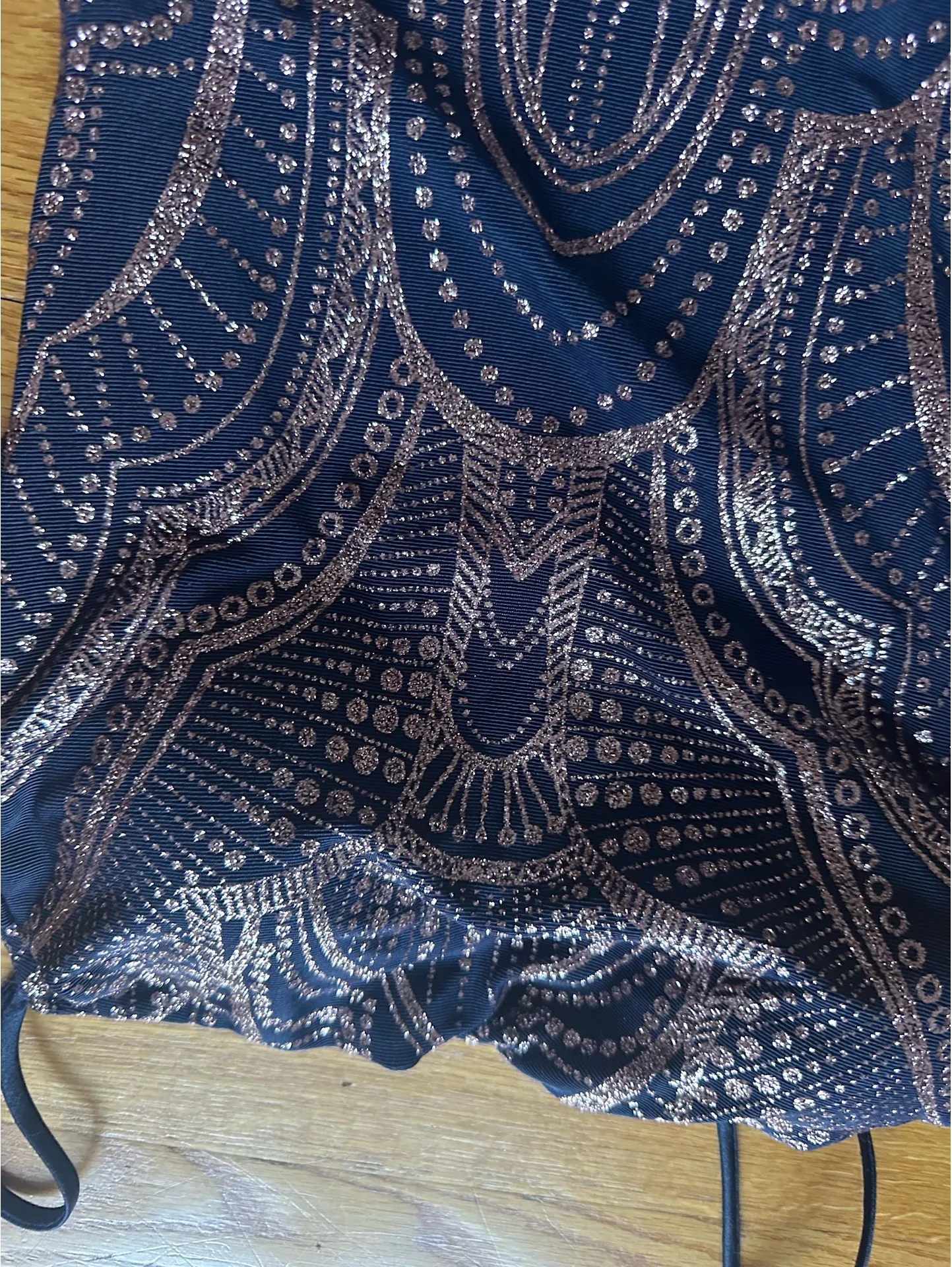 Macy's Short Sparkly Homecoming Dress - Image 2