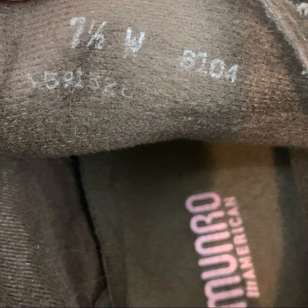 Munro suede leather lace up  ankle boots brown - Image 5