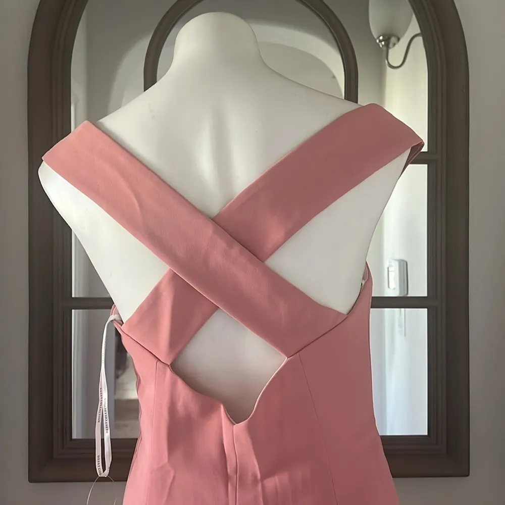 Dessy Collection Crepe Off - Image 10