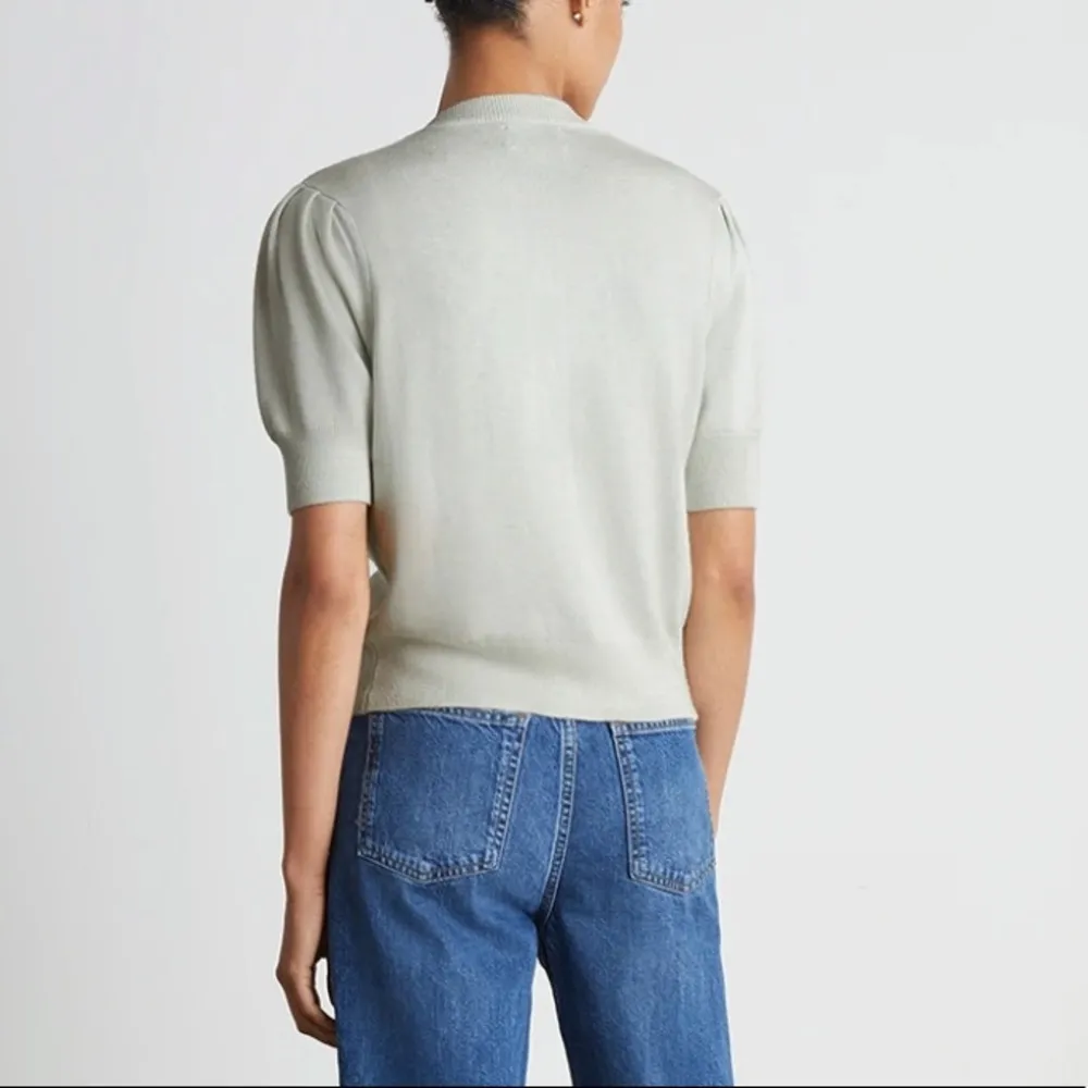 Judith Puff Cardigan in Droplet - Image 9