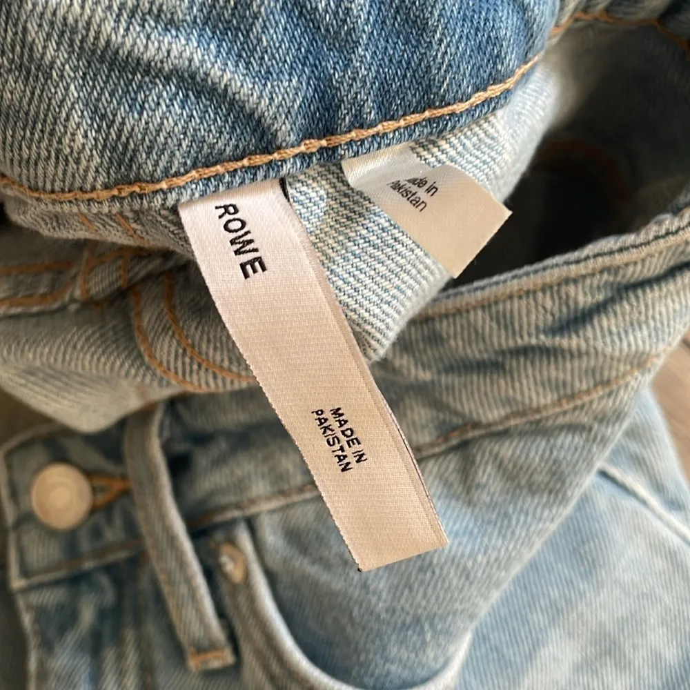 Cutest ASOs Weekday High Waisted Blue Jean Shorts - Image 8