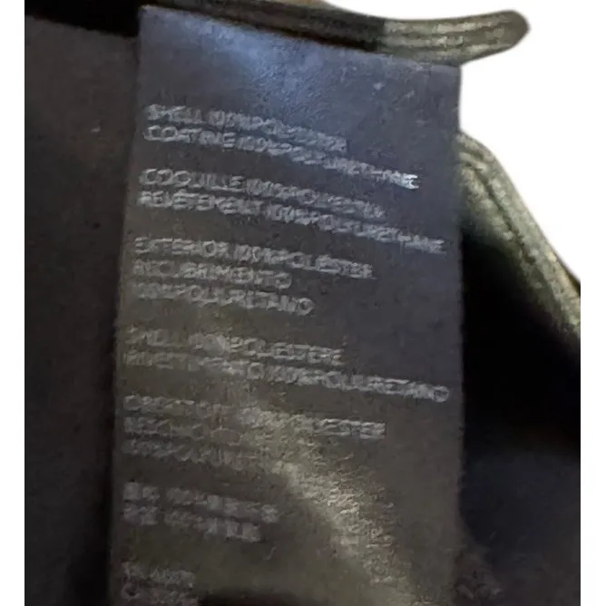 Anthropologie Women's Pants Scallop Eyelet Hem Crop Faux Leather Black Size 0 - Image 11