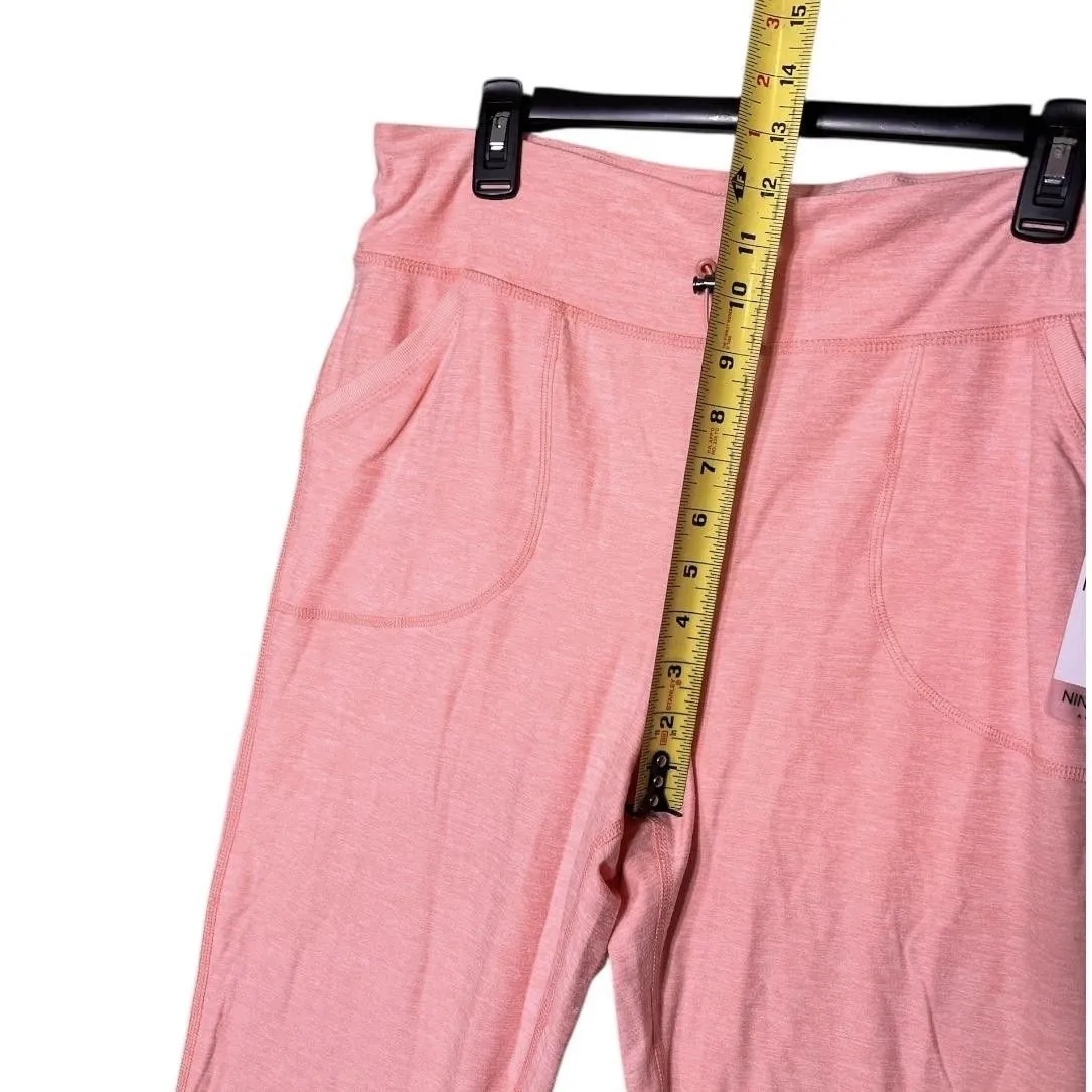 Nine West Active Pants Womens 1X Pink Jogger Sweatpants Drawstring Pockets - Image 5