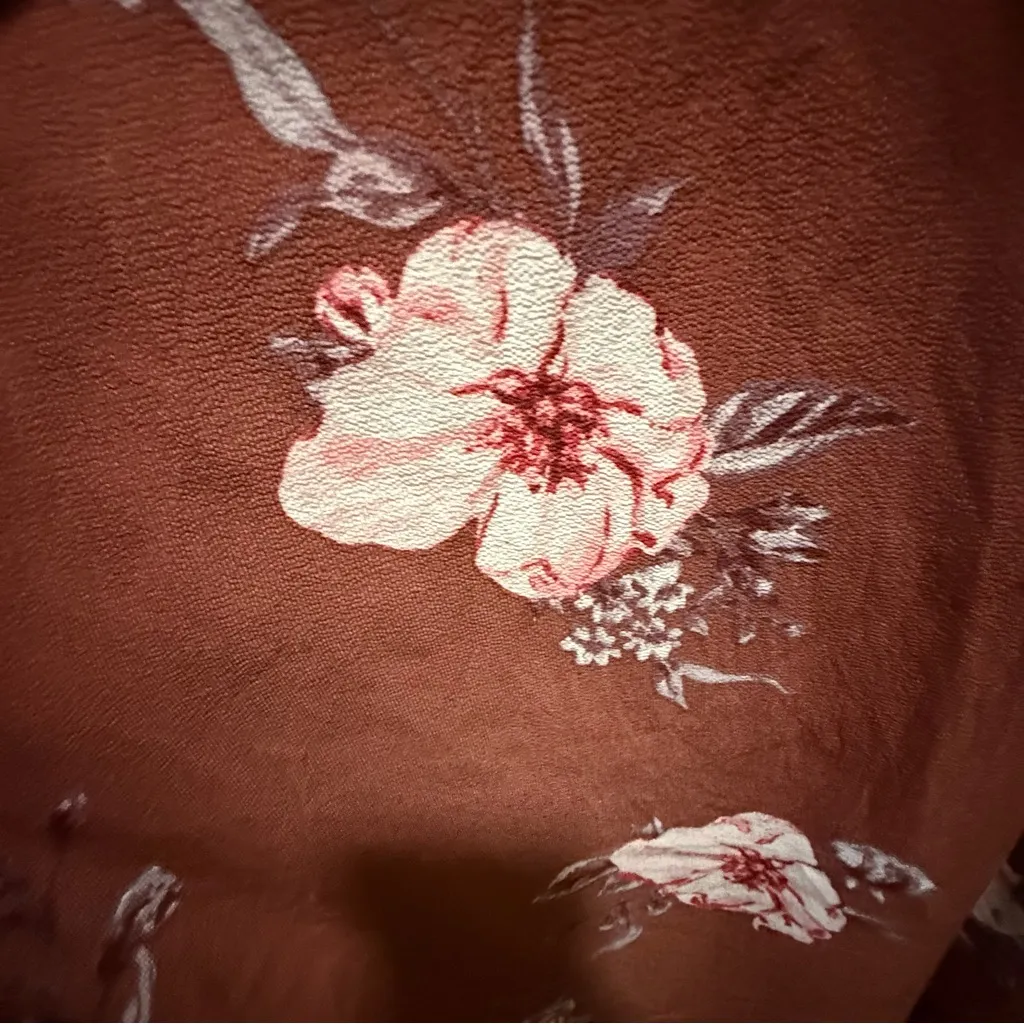 Onetheland Elegant Floral Maxi Dress, Size M - Image 3