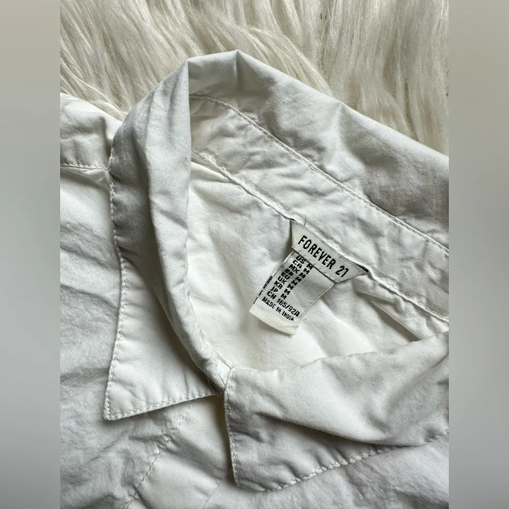 F21 relaxed cotton button down shirt - Image 5